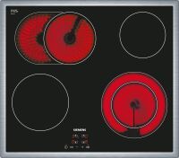 Siemens ET645HN17E - Black - Built-in - Ceramic - Ceramic - 4 zone(s) - 1200 W