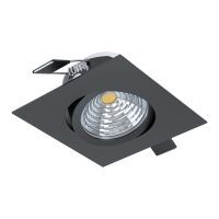 Eglo EINBAUSPOT LED 6W 88X88 (SALICETO SW 2700K)