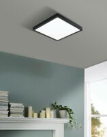 Eglo Leuchten LED-Deckenleuchte Fueva 5 285x285mm schwarz 3000K