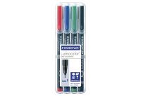 STAEDTLER 4er Box Lumocolor perman.F - 10 Stück