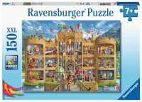 Ravensburger 12919 Puzzle Blick in die Ritterburg 150 Teile XXL