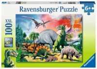 Ravensburger 10957 Puzzle Unter Dinosauriern 100 Teile XXL