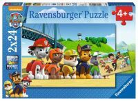 Ravensburger 9064 Puzzle Heldenhafte Hunde 2 X 24 Teile