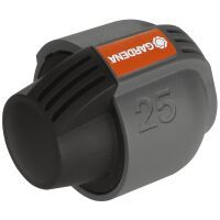 Gardena End-piece 25 mm - Black - Gray - Orange