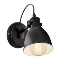 Eglo Leuchten EGLO Priddy - Surfaced - E27 - IP20 - Black,White