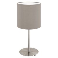 Eglo TISCHLEUCHTE 1XE27 60W H40CM (PASTERI TAUPE 25C510)