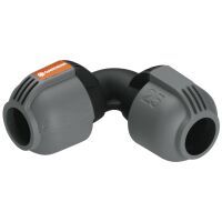 Gardena L-piece 25 mm - Black - Gray - Orange