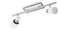 Eglo Leuchten EGLO DAVIDA - GU10 - 2 bulb(s) - LED - 10 W - 3000 K - Stainless steel