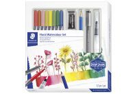 STAEDTLER Aquarell Set Blumen - 4 Stück