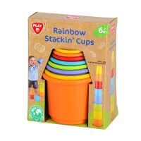 PLAYGO, Regenbogen Stapelbecher Set, 8teilig, 4956