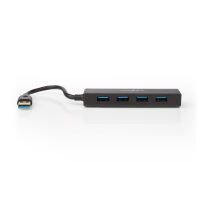 Nedis USB-Hub| 4-Port| USB 3.2 Gen1| Netzstromversorgung Stromversorgungüber|