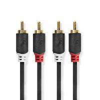 Nedis CINCH-KABEL                 1M (CABW24200AT10   ANTH)