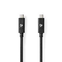 Nedis USB-Kabel| USB 3.2 Gen 2| USB-Typ-C Stecker|| 10 Gbps| - Cable - Digital