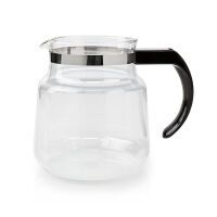 Nedis Glaskaffeekanne / Kompatibel mit: Moccamaster K / KB/ 1 0PL / Excellent 10S / 1.2 l / Schwarz