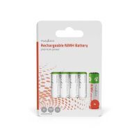 Nedis Wiederaufladbarer Ni-MH-Akku AA| 1.20 V| NiMH|| Wiederaufladbar| 2000 mAh| - Battery - Mignon (AA)