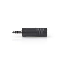 Nedis Stereo-Audio-Adapter| 3.5 mm Stecker| 6.35 Buchse| Vernickelt| Gerade| ABS| - Adapter