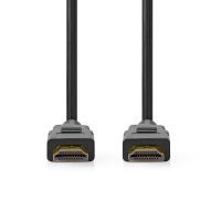 Nedis Ultra High Speed ​​HDMI ™ -Kabel / HDMI™ Stecker / HDMI™ Stecker / 8K@60Hz / 48 Gbps / 2.00 m / Rund / 6.5 mm / Schwarz / Box