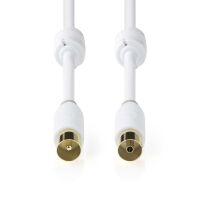 Nedis Koaxial Kabel| IEC Coax Stecker| Buchse| Vergoldet| 75 Ohm|