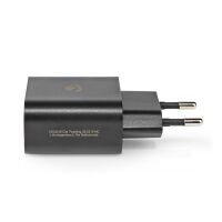 Nedis USB-NETZLADEGERÄT 1.5/2.0/3.0A (WCQC302ABK)