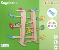 VEDES Großhandel GmbH - Ware SpielMaus Holz Kugelbahn mit Rollelementen