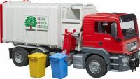 Bruder 03761 - Red,Silver - Garbage truck model - Acrylonitrile butadiene styrene (ABS) - 4 yr(s) - 1:16 - Not for children under 36 months