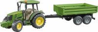 Bruder John Deere 5115 M with tipping trailer - Black,Green,Yellow - Tractor model - Plastic - 1:16 - John Deere 5115 M - Not for children under 36 months