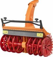 Bruder Snow blower - Orange,Red - Plastic - 1:16 - 3 yr(s) - Preassembled - 145 mm