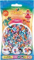 Hama® Bügelperlen Midi - gestreift Mix 1000 Perlen (6 Farben).