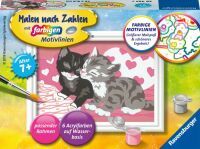 Ravensburger CreArt 28467 - Kuschelkatzen - Malen nach Zahlen für Kinder ab 7 Jahre