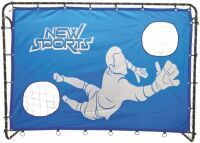 VEDES Großhandel GmbH - Ware New Sports Fußballtor mit Torwand 213 x 152 x 76 cm