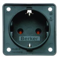 Berker SCHUKO-STECKDOSE ANTHR. MATT (0947782505   B.MOBIL)