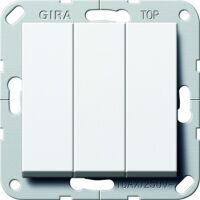 GIRA 284403 - 1P - White - 250 V - BS EN 60669-1 - 250 V - 10 A