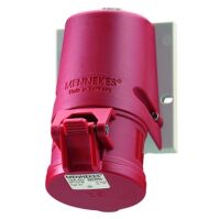 Mennekes Wanddose TwinCONTACT 1343 16A4P 6H400V IP44