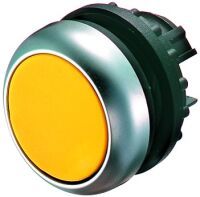 Eaton M22-DL-Y - Pushbutton switch - Black,Metallic,Yellow - IP66 - IP67 - IP69 - 29.7 mm - 29.7 mm - -25 - 70 °C