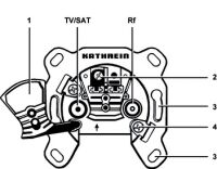 Kathrein ANTENNENDURCHGANGDOSE (ESD 44)