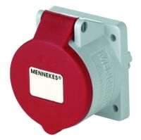 Mennekes 1797 - 5P - 6 h - Gray - Red - IP44 - 400 V - 32 A