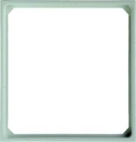 Berker 11099089 - White - Glossy - Screwless - Berker - 50 x 50 mm - 10 pc(s)