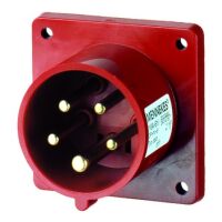 Mennekes 853 - Straight - 400 V - Red - IP44 - 1 pc(s)