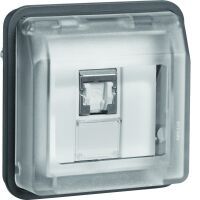 Berker 14093515 - RJ-45 - -40 - 30 °C - Gray - Metal,Plastic - IP20 - 1 pc(s)