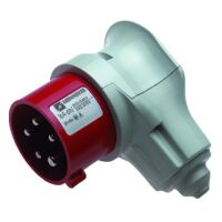 Mennekes 3982 - Right-angle - 400 V - Red,White - IP44 - 1 pc(s)