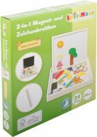 SpielMaus Holz 2in1 Magnet-und Zeichenbrettbox