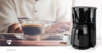 Nedis Kaffeemaschine| max. Kapazitaet 1.0 l| 8| Warmhalten| Uhrfunktion|