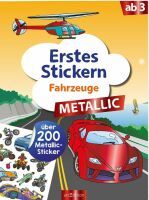 ars Edition Erstes Stickern Metallic  Fahrzeuge