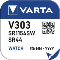 Varta UHRENBATTERIE 303        1,55V (303101111)