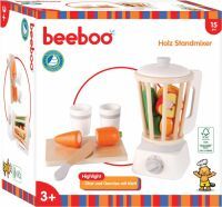 Spielmaus Küche Beeboo Kitchen Holz Standmixer mit Zubehör, 15-teilig