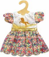 Heless Puppen-Glitzerkleid ''Einhorn Goldy'', Gr. 28-35 cm