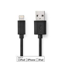 Nedis LIGHTING KABEL APPLE USB-A 1M (CCGB39300BK10     SW)