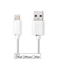 Nedis LIGHTING KABEL APPLE USB-A 1M (CCGB39300WT10     WS)