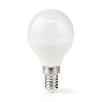 Nedis LED-Lampe E14 / G45 / 2.8 W / 250 lm / 2700 K / Warmweiss / Matte lampe / 1 Stück