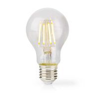 Nedis LED-Filament-Lampe E27| A60| 7 W| 806 lm| 2700 K| Warmweiss| Anzahl der Lampen